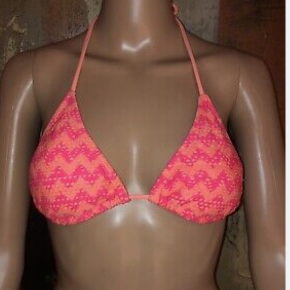 3x STUNNING OP CROCHET CHEVRON NEON STRING BIKINIS - Picture 9 of 14